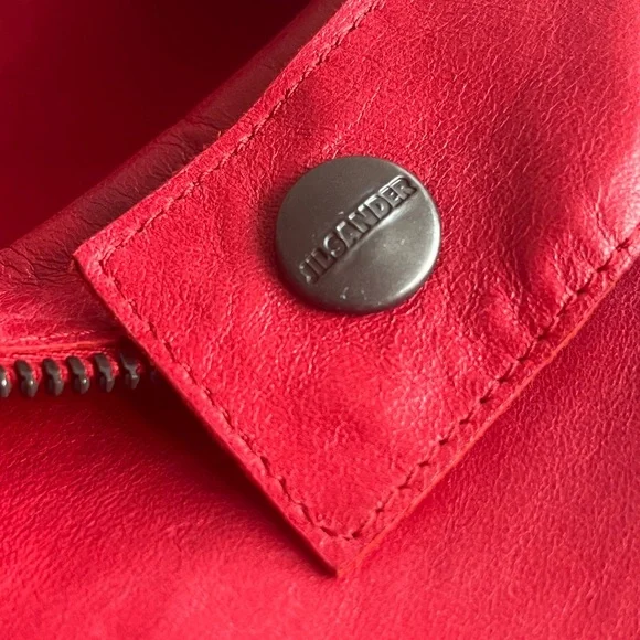 Jil Sander Vintage 2000’s leather motorcycle jacket